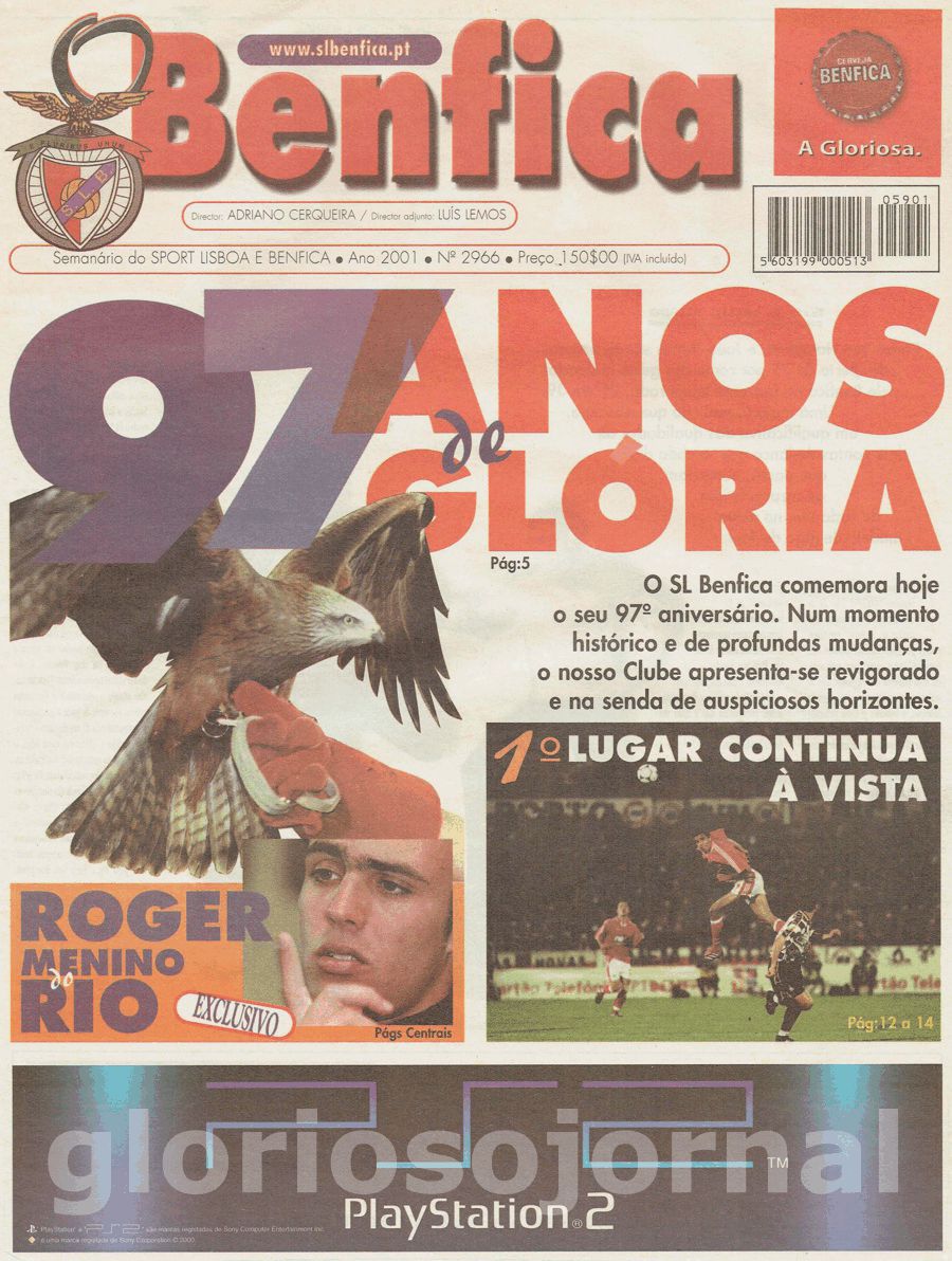 jornal o benfica 2966 2001-02-28